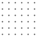 A black and white pattern with many dots.